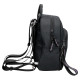 ZAINO MINI REEBOK LINDEN BLACK 27X32X10CM 1 ZIP TASCA CON ZIP ZAINETTO NERO SCUOLA E TEMPO LIBERO OFFICIAL PRODUCT