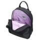 ZAINO MINI REEBOK LINDEN BLACK 27X32X10CM 1 ZIP TASCA CON ZIP ZAINETTO NERO SCUOLA E TEMPO LIBERO OFFICIAL PRODUCT