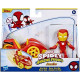 MARVEL HASBRO SPIDEY AND HIS AMAZING FRIENDS IRON MAN ACTION FIGURE E IRON RACER GIOCATTOLO IRON MAN PER BAMBINI 3+ANNI