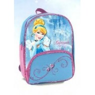 ZAINO ASILO CENERENTOLA DISNEY COLORE AZZURRO E ROSA CON LUCCICANTI PRODOTTO ORIGINALE