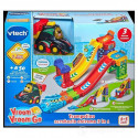 VTECH VROOM VROOM GO TRAMPOLINO ACROBAZIE ESTREME 3 IN 1 PISTA MACCHININE CON TRAMPOLINO 3 MODALITÀ DI GIOCO E LIBRO