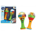 MAGICHE MARACAS LUMINOSE APPRENDIMENTO 3 MODALITÀ IMPARA LA MUSICA I COLORI NUMERI PARLA E CANTA100+CANZONI BABY9-36MESI