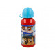 BORRACCIA ALLUMINIO 400ML PAW PATROL HERO UNLEASHED NICKELODEON ORIGINAL ROSSA CON STAMPA TAPPO AZZURRO