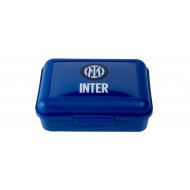 PORTAMERENDA CONTENITORE DA PASTO FC INTERNAZIONALE 17X12X6CM BLU PORTAPRANZO UTILE PER SCUOLA E ASILO MADE IN ITALY