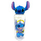 BORRACCIA TRITAN 3D 560ML TAPPO CON TESTONE STITCH DISNEY ORIGINALE BOTTIGLIA IN PLASTICA TRASPARENTE RIGIDA CON STAMPA