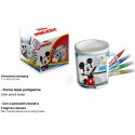 SET DISNEY JUNIOR MINNIE CONTIENE 3 FOGLI DA COLORARE 4 PENNARELLI 1 TAZZA PORTAPENNE DA PERSONALIZZARE OFFICIAL PRODUCT