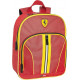 MINI ZAINO SCUDERIA FERRARI ROSSO BORDI NERO E GIALLO CON LOGO ZAINETTO 30X23X10CM 1ZIP+TASCHE C/ZIP PANINI SCUOLA ITALY