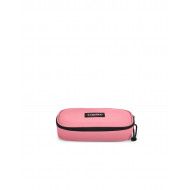 ASTUCCIO SCUOLA OVALE EASTPAK CON ZIP E TASCA INTERNA CON ZIP E PATTINA PORTAPENNE OVAL SINGLE SUMMER PINK
