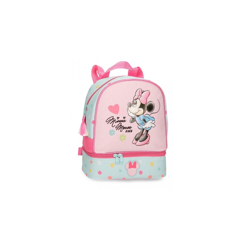 ZAINO ASILO MINNIE MOUSE IMAGINE DISNEY 23X28X13CM ZAINETTO 1 ZIP CON SCOMPARTO INFERIORE TERMICO PORTAMERENDE CON ZIP Parole e Pensieri