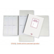 REGISTRO ARCHIVIO AZZERAMENTI GIORNALIERI 104 ALLOGGI 160 ETICHETTE F.TO A4 30X23,5CM SPIRALATO APERTURA LATERALE.CIERRE