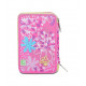 ASTUCCIO SCUOLA 3ZIP LIBRO SJ GANG UNICORNLEDGIRL 45PZ.PENNA CANCELLABILE PILOT+COLORI+PASTELLI4.0+ACCESSORI SEVENJUNIOR