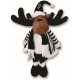 RENNA IN PIEDI FC JUVENTUS CON VESTITI E CAPPELLO INVERNALE H34CM IN POLIRESINA OFFICIAL PRODUCT HERMET MILANO ITALY