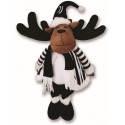 RENNA IN PIEDI FC JUVENTUS CON VESTITI E CAPPELLO INVERNALE H34CM IN POLIRESINA OFFICIAL PRODUCT HERMET MILANO ITALY