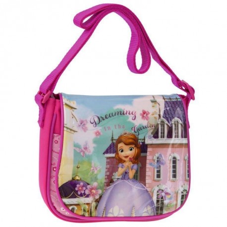 TRACOLLINA CON PATELLA PRINCIPESSA SOFIA DISNEY 17X15X5CM.70%PES-30%PVC.PRODOTTO UFFICIALE