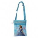 TRACOLLINA PIATTA CON 2 ZIP CINDERELLA DISNEY PRODOTTO ORIGINALE 70%PES30%PVC.