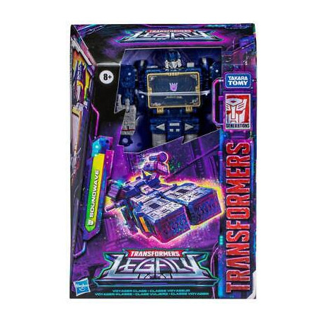 TRANSFORMERS HASBRO GENERATIONS LEGACY VOYAGER SOUNDWAVE ACTION FIGURA DA 17,5CM TAKARA TOMY 8+ANNI