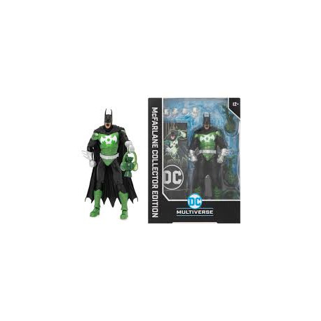 BATMAN MCFARLANE FIGURA 7 POLLICI DC COLLECTOR EDITION WV3 BATMAN COME LANTERNA VERDE WB DC MULTIVERSE ORIGINAL