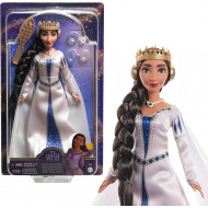 MATTEL DISNEY WISH REGINA AMAYA DI ROSAS FILM BAMBOLA SNODATA CON ABITO REGALE CORONA ACCESSORI RIMOVIBILI INCLUSI