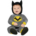 COSTUME SUPEREROE BABY 18/24 MESI VESTITO SUPERBABY NIGHT TUTA CON CAPUCCIO DA PIPISTRELLO A TEMA BATMANNO ACCESSORI