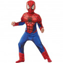 COSTUME SPIDER MAN LUSSO 5/6 ANNI VESTITO CARNEVALE TUTA IMBOTTITA E MASCHERA ORIGINAL MARVEL UOMO RAGNO NO ACCESSORI
