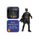 COSTUME BATMAN BLACK LINE DELUXE 7/8 ANNI VESTITO CARNEVALE TUTA IMBOTTITA CON MANTELLO E MASCHERA ORIGINAL NO ACCESSORI