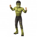 COSTUME HULK PREMIUM 5/7 ANNI VESTITO CARNEVALE AVENGERS TUTA MUSCOLOSA IMBOTTITA CON MASCHERA MARVEL NO ACCESSORI