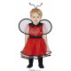 COSTUME CARNEVALE COCCINELLA BABY 12/18 MESI VESTITO COMPLETO DI ALI E CERCHIETTO FIABE ANIMALI DEL BOSCO NO ACCESSORI