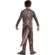 COSTUME T-REX 8/10 ANNI VESTITO CARNEVALE DINOSAURO TUTONE CON CODA C/SCARPE MASCHERA JURASSIWORLD ORIGINAL NO ACCESSORI