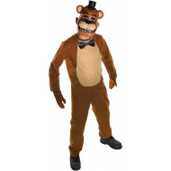 COSTUME FREDDY 5/7 ANNI VESTITO CARNEVALE CANE COMPLETO TUTONE GUANTI E MASCHERA FIVE NIGHTS AT FREDDY"S NO ACCESSORI