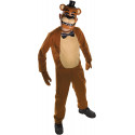 COSTUME FREDDY 5/7 ANNI VESTITO CARNEVALE CANE COMPLETO TUTONE GUANTI E MASCHERA FIVE NIGHTS AT FREDDY"S NO ACCESSORI