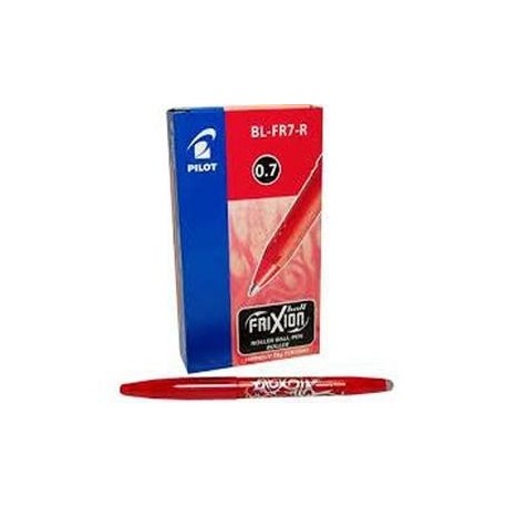 CONFEZIONE PENNA CANCELLABILE FRIXION BALL ROLLER BALL PEN PILOT 0.7 ROSSA BLFR7-R