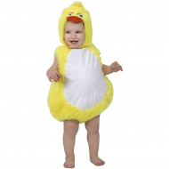 COSTUME PUNKY DUCKY PAPERO 6/12MESI VESTITO CARNEVALE TUTA E COPRICAPO PER TRAVESTIMENTI ANIMALI FATTORIA NO ACCESSORI