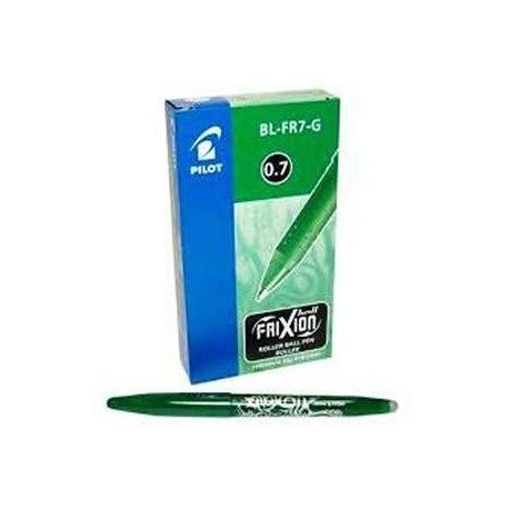 BOX 12 PENNE CANCELLABILI FRIXION BALL ROLLER 0.7 PILOT BL-FR7-G