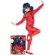 COSTUME MIRACULOUS 3/4 ANNI VESTITO CARNEVALE LADYBUG COMPLETO TUTA PARRUCCA E MASCHERINA ORIGINALE NO ACCESSORI