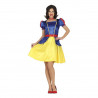 COSTUME CARNEVALE PRINCIPESSA DEL BOSCO ADULTA VESTITO TG.L PER TRAVESTIMENTI A TEMA FATE FIABE BIANCANEVE NO ACCESSORI
