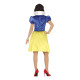 COSTUME CARNEVALE PRINCIPESSA DEL BOSCO ADULTA VESTITO TG.L PER TRAVESTIMENTI A TEMA FATE FIABE BIANCANEVE NO ACCESSORI