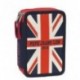 ASTUCCIO SCUOLA COMPLETO 3 CERNIERE PEPE JEANS LDN BANDIERA INGLESE