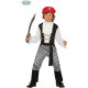 COSTUME CARNEVALE PIRATA BUCANIERE BIMBO 3/4ANNI VESTITO COMPLETO BANDANA CAMICIA C/GILET/CINTURA PANTALONE NO ACCESSORI