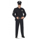 COSTUME CARNEVALE POLIZIOTTO TG L 52/54 UNIFORME COMPLETA CAPPELLO CAMICIA C/CRAVATTA CINTURA E PANTALONI NO ACCESSORI