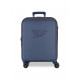 TROLLEY DA VIAGGIO REEBOK FRANKLIN IN ABS 4 DOPPIE RUOTE 2 ZIP ESPANDIBILE VALIGIA CABINA 40X55X20CM CHIUSURE A COMBINAZ