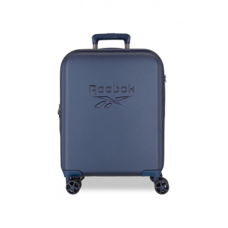 TROLLEY DA VIAGGIO REEBOK FRANKLIN IN ABS 4 DOPPIE RUOTE 2 ZIP ESPANDIBILE VALIGIA CABINA 40X55X20CM CHIUSURE A COMBINAZ