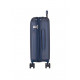 TROLLEY DA VIAGGIO REEBOK FRANKLIN IN ABS 4 DOPPIE RUOTE 2 ZIP ESPANDIBILE VALIGIA CABINA 40X55X20CM CHIUSURE A COMBINAZ
