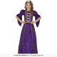 COSTUME CARNEVALE MEDIEVALE 7/9 ANNI A TEMA MEDIOEVO LADY PRINCIPESSA DI CORTE NOBILDONNA SOLO VESTITO NO ACCESSORI