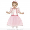 COSTUME PRINCIPESSA ROSA INFANTILE 18/24 MESI COSTUME REGINA INCANTATRICE BAMBINA COMPLETO DI CERCHIETTO NO ACCESSORI