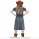 COSTUME COWGIRL CAWBOY DONNA3/4 ANNI VESTITO GILET E CAPPELLO PER TRAVESTIMENTI DI CARNEVALE A TEMA WESTERN NO ACCESSOR