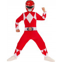 COSTUME POWER RANGERS 5/6 ANNI VESTITO UFFICIALE RUBIES COMPLETO TUTA E MASCHERA MIGHTY MORPHIN RED RANGER NO ACCESSORI