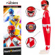 COSTUME POWER RANGERS 5/6 ANNI VESTITO UFFICIALE RUBIES COMPLETO TUTA E MASCHERA MIGHTY MORPHIN RED RANGER NO ACCESSORI