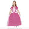 COSTUME CARNEVALE PRINCIPESSA ROSA VESTITO BIMBA 5/6 ANNI ABITO PER TRAVESTIMENTI A TEMA FIABE REGINA BABY NO ACCESSORI