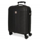 TROLLEY DA VIAGGIO ABS ROLL ROAD INDIA BLU VALIGIA 4 RUOTE BAGAGLIO A MANO 40X55X20CM 2 CHIUSURE A COMBINAZIONI