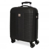 TROLLEY DA VIAGGIO ABS ROLL ROAD INDIA BLU VALIGIA 4 RUOTE BAGAGLIO A MANO 40X55X20CM 2 CHIUSURE A COMBINAZIONI